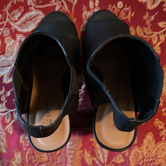 Call it spring black open toe size 7 1/2 NEW - Picture 7 of 10